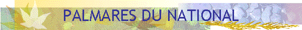 PALMARES DU NATIONAL